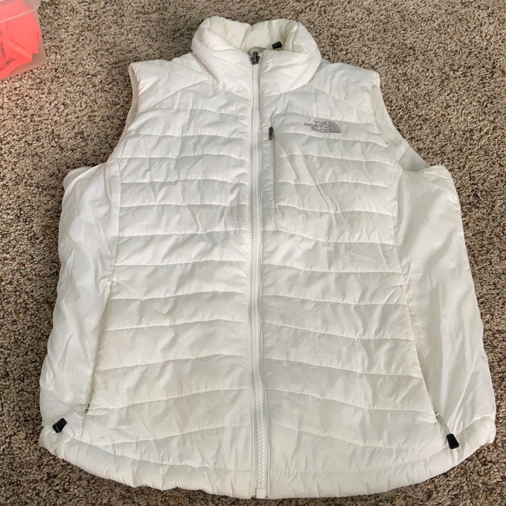 North Face White Vest